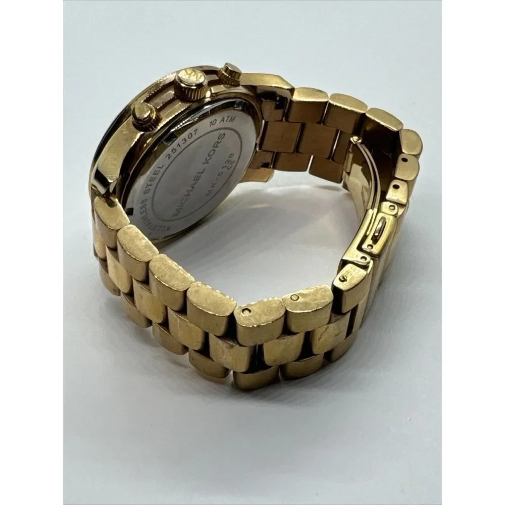 Michael Kors Runway MK5128 Women Stainless Steel Analog Dial Quartz Watch JNA860